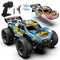 Monstertruck Ferngesteuert, 1:18 Ferngesteuertes Auto ab 3 Jahre, 20km/h Ferngesteuerter Monstertruck mit Karosserielicht/Zwei Gehäuse, 2,4GHz Monster Truck Ferngesteuert ab 4 6 8 Jahre Junge Kinder