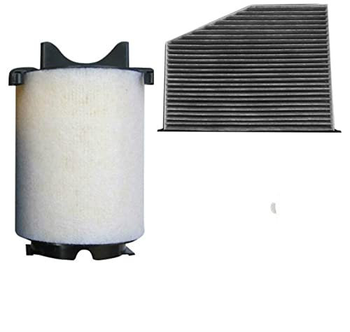 Vuzmode Luftfilter Innenraumfilter, for Audi, A3 Sportback, for VW, for EOS, for Golf 5 GTI 6, for Käfer, for Caddy, Magotan, for Passat, for Scirocco, 1K0129620C 1K0819653A Klimaanlagenfilter austaus