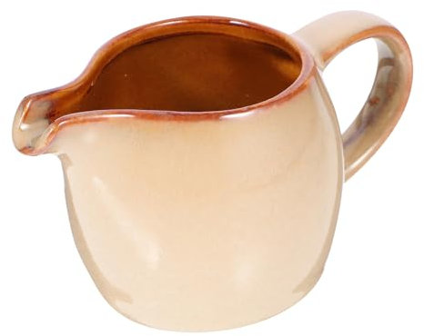 CONGARTENO Ceramica Pitcher Per Latte Con Beccuccio e Manico Latteira Per Caffè Tè e Crema Per Merende e Feste Design Elegante Scaglie
