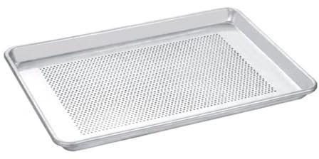 pQirnvIL KüChen-Backblech, Umweltfreundlich, Antihaftbeschichtet, Perforiert, HitzebestäNdig, Backblech Aus Aluminiumlegierung, B