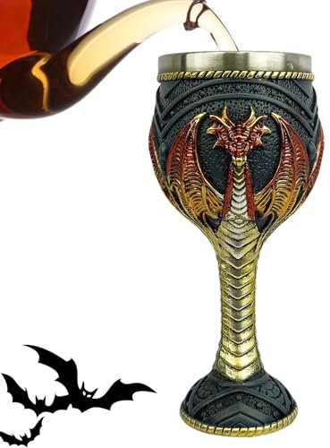 Générique Gobelet À Vin De Dragon Médiéval,Gobelet De Dragon Médiéval | À Calice À Vin Dragons | Tasse À De Médiéval Pour Tasse À Boire De Fête Médiévale, Tasse À Bière Gothique En Acier Inox