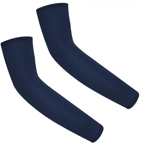YKAFADE 3 paia di scaldamuscoli per bambini 3-15 anni, protezione solare UV, copertura a compressione per braccio, maniche unisex, per ragazzi, ragazze, pallavolo, pallacanestro, sport, calcio