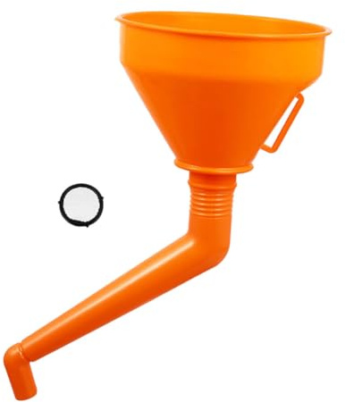 BESTYASH Entonnoir Pour Huile Moteur Et Carburant Avec Embout Flexible Adapté Aux Voitures Et Motos Pour Transmission Et Vidange Huile