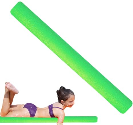 Tubo in schiuma per spaghetti da piscina, galleggiante, asta in schiuma colorata da 59 pollici, per piscine, spaghetti spessi per nuoto, spaghetti da nuoto in schiuma cava,