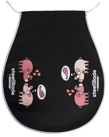 Cubre Jamón Kukuxumusu Color Negro - Algodón 50% - Funda Jamón 55 cm - Ideal Tanto para Jamones como Paletas - Modelo ThinkJamón