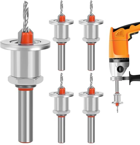 Broca Avellanadora - Accesorios de Taladro Ajustables Autoperforantes,Juego De Brotas Para Fresar Y Avellanar - Para Muebles De Cocina Reparaciones Domésticas Construcción De Terrazas