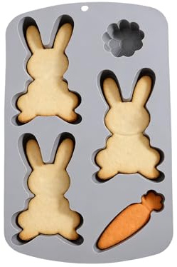 Moules de Pâques - Moule à Lapin 3D Outils de Moulage Bricolage Non Adhésif - Moule pour Résine Epoxy,pour Gummies, Glace, Gelée, Gâteau, Décoration, Chocolat, Cupcake, Caramel