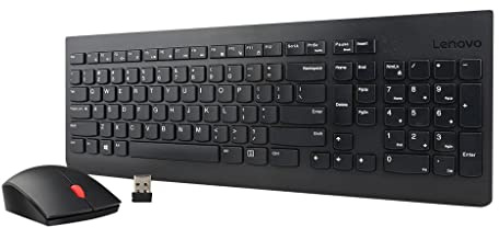 Lenovo 4X30M39490 – Packung mit kabelloser Tastatur und Maus, Mehrfarbig (Spanisch)