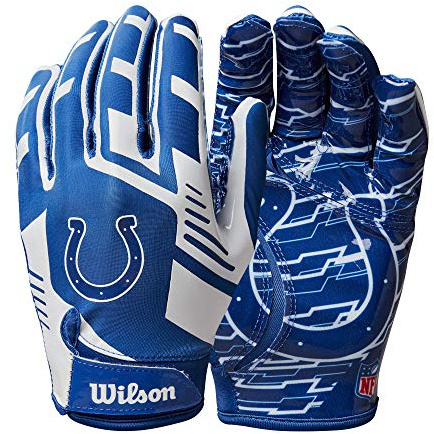 WILSON NFL Stretch Fit Guanti da calcio – Adulto Indianapolis Colts