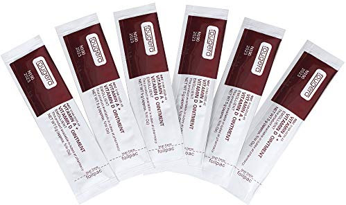 Tattoo Scar Repair Gel, 100Pcs Microblading Aftercare Ointment Vitamin A&D Anti-Inflammatory Anti Scar Cream for Makeup & Tattoo Healing Art Supplies