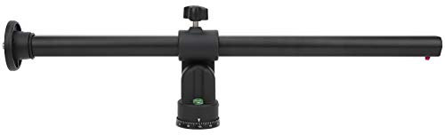 Tripod Crossbar Overhead, Rotated 360 Degrees and Tilted 180 Degrees Horizontally, with All 3/8 Screw Interface Tripods, Aluminium Alloy + Plastic, for Photography