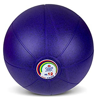 HAEST Gummi Medizinball 12kg - Trial New Nemo - Gewichtsball - Medizinbälle - Slam Ball - Wall Ball - Sport Medizinball