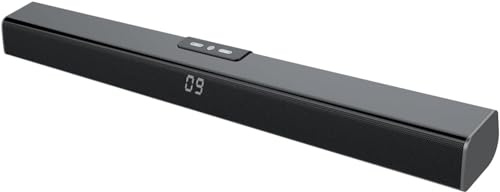 Monster - SB100 - Barre de Son - Pure Sound - 80 Watts - Contrôle à Distance Bluetooth - 3 Modes d'Écoute - avec Sorties Câble Numérique, Câble Coaxial et Analogiques