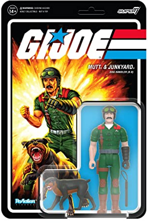 Super 7 G.I. Joe Mutt und Junkyard - 9,5 cm G.I. Joe Actionfigur mit Zubehör, Klassische Cartoon-Sammlerstücke und Retro-Spielzeug