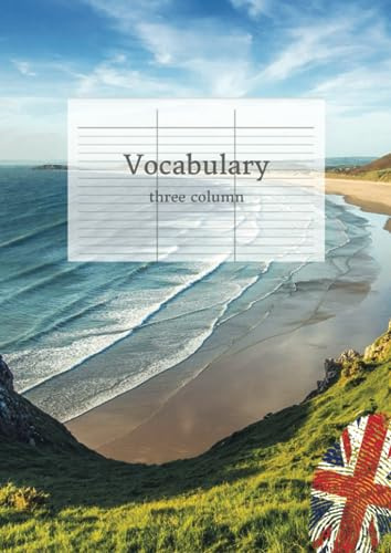 Vocabulary, three column: Vokabelheft A4, drei Spalten, glossy cover, English Style (Vokabelheft DIN A4, drei Spalten, glossy cover, English Style)