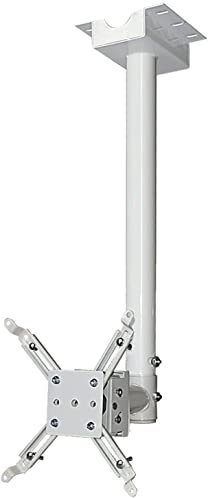 ELzEy Projector Mount Stand Projector Bracket Wall-mounted Projector Bracket Ceiling Mount Or Wall Mount Bracket Length Retractable Stand Compatible withMost Projector (Color : White)
