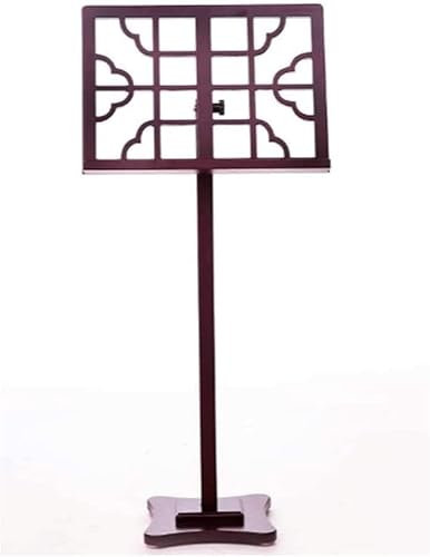 Notenständer, Orchesterpult, Notenständer, Retro-Notenhalter, verstellbarer Winkel, Notenständer aus Holz for Guqin und Guzheng, Buchständer