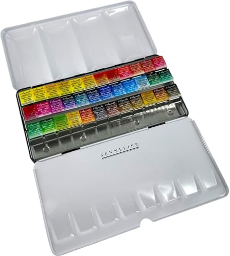 Boîte métal Aquarelle Extra fine 36 Demi