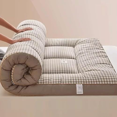 Klappbett Futon Einzelschlafsofa Bodenmatratze Faltbare Matratze Bodenkissen Futonmatratze Klappmatratze Klappbett Klappbett Gästebett Futonschlafsofa Bodenbett Tagesbett Mit Matratzen(150*200cm)