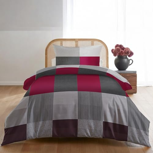 Dreamzie Bettwäsche 135x200 + 1x80x80 Flanell, Mikrofaser
