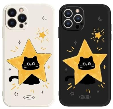 PAIXIKYZ Compatible con Realme X50 5G/Realme X3 SuperZoom – Funda Suave de TPU con Gato de la Suerte y Estrellas, Diseño Adorable, Antigolpes y Antirrayaduras