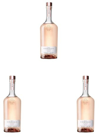 Código 1530 Rosa Blanco Ultra-Premium Tequila, Award-winning, 100 Percent Blue Weber Agave, 70cl/700ml, 35 Percent ABV (Pack of 3)