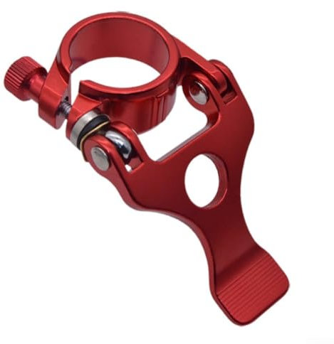 Boucle de tige de selle de vélo électrique pliable compacte, collier de serrage en alliage d'aluminium de 40 mm avec caractéristiques antidérapantes pour une meilleure stabilité (40,8 mm, noir)