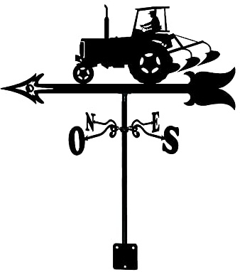 Girouette, girouettes Tracteur Bigfoot girouette Outils de Mesure Sculptures créatives girouette Jardins extérieurs Art du Fer Maisons Patio pelouses