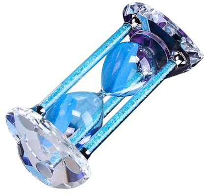 Reloj de arena eficaz de 30 minutos, práctico reloj de arena en forma de corazón, temporizador eficiente para cocina, estudio o gimnasio, temporizador de arena