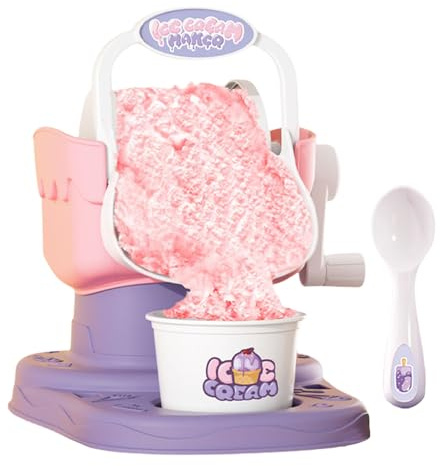 Ice Cream Maker Machine - Manual Dessert Appliance, Ice Yogurt Tool | Quick Results Freezer, Portable Cooling Device For Refreshing Treats
