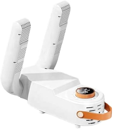 Shoe Dryer - Portable Travel Boot Dryer | Shoes Deodoriser | 26.7 x 27.8 x 18 cm Foldable Machine with Timer Quick Drying for Winter Shoes Gloves Leather Trainers St Cleats Odor Home Travel Out