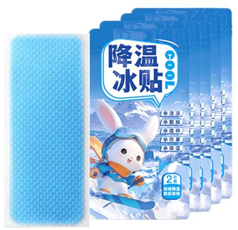 Bkljkf Cerotti refrigeranti, calmante compresse refrigeranti – forniture sportive per alpinismo, campeggio, estate, scottature, lavoro e viaggi