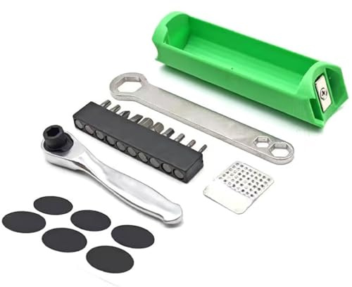Rxgiasup Mallette de réparation de vélo avec compartiment de rangement intégré et systèmes de maintien magnétiques Accessoires de réparation Cadre Boîte de rangement