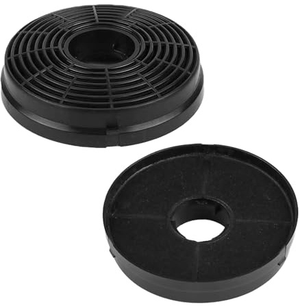 GVSS 2 Pièces Filtre Charbon Hotte Aspirante 105 x 22 mm, Filtres à Charbon Actif Compatibles avec Lamona HJA2480 HJA2908 LAM2401,Élimination Efficace des Odeurs de Cuisine (105mm)