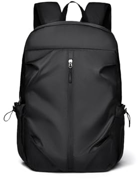 PORRASSO Faltbarer Wanderrucksack Wasserdichter Leichter Rucksack 18L Großer Reiserucksack Trekkingrucksack Backpack für Damen Herren Camping Klettern Reisen Sport Schwarz