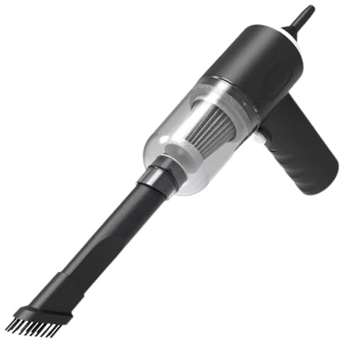 Générique Aspirateur à Main sans Fil, aspirateur de Voiture,Aspirateur Portable - Dépoussiéreur d'aspirateur Rechargeable, Mini aspirateur de Voiture avec Filtration à Haute efficacité