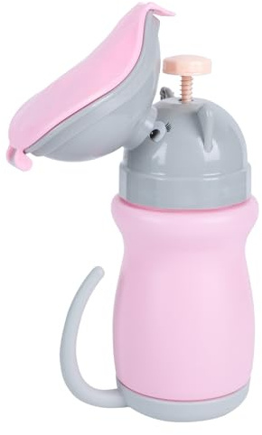 Orinal ABS para Portátil y Rosa PP, Niños para Coche Viaje | Uso en Coche y Desplazamientos, Fácil de , Excelente Sellado, Reutilizable, Pequeños