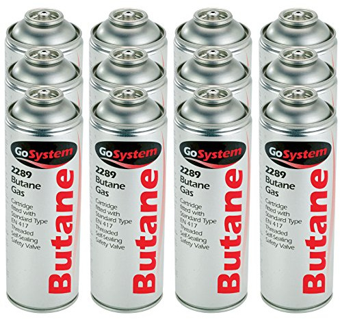 GoSystem 2289 Butane Gas Cartridge 277g 482ml - 12 Pack