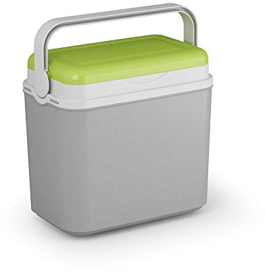 Large Green/Grey 10-36 Litre Cooler Boxes Camping Beach Lunch Picnic Insulated Food - Various Styles Available