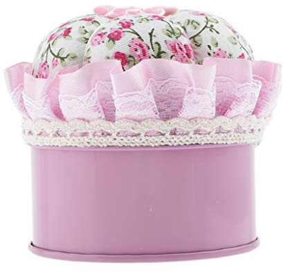Daily Mall Tischnadelkissen Nadelkissen Kürbis Stecknadel Kissen Nadeln Speicher mit 7,3x8 cm Nähkästchen - Rosa