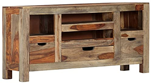 vidaXL Sideboard 100x30x50 cm Massivholz Akazie