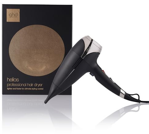 ghd Helios Professional Hair Dryer - Lightweight, Fast Styling, Ultimate Styling Control - For All Hair Types (UK Plug)