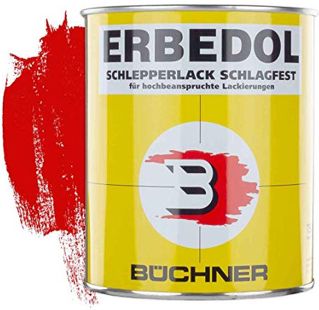 Schlepperlack | VERKEHRSROT | RAL 3020 | 0,75 l | restaurieren | Traktor | lackieren | Farbe | Trecker | Frontlader | Lack | Lackierung | Farbton | schnelltrocknend | deckend