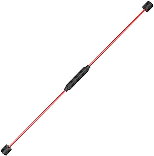 Fitness Schwingstab Vibrierende Fitness-Stange Elastische Fitnessstange Krafttraining Trizeps Muskeltraining Geeignet für Heimtraining Schulter Arm Brust und Taille Fitnessgeräte Bar Fitness LSDRA