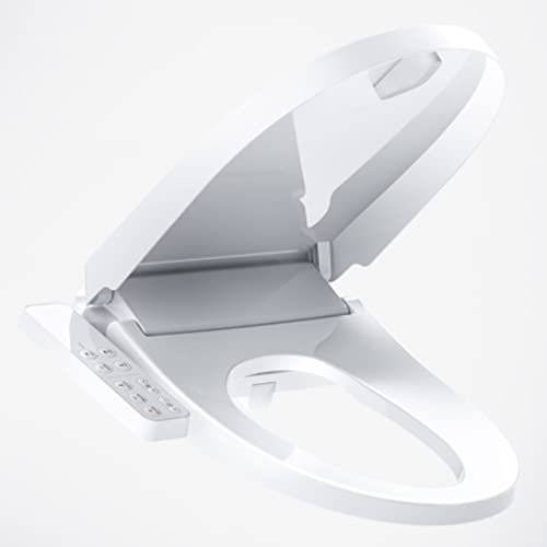 JYMYGS Abattants WC, Sièges de Toilette pour Bidet Électriques Intelligent, Buses Autonettoyantes Séchage Instantané À L'Air Chaud, Douchette WC Les Soins Intimes Toilettes Japonaises, Lon003mkj
