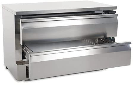 Polar U-Series Double Drawer Counter Fridge Freezer 6xGN
