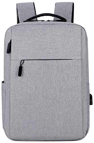 BDLDCE Damen Anti-diebstahl Rucksack, Mochila para Ordenador portátil Hombres, Gris, Large