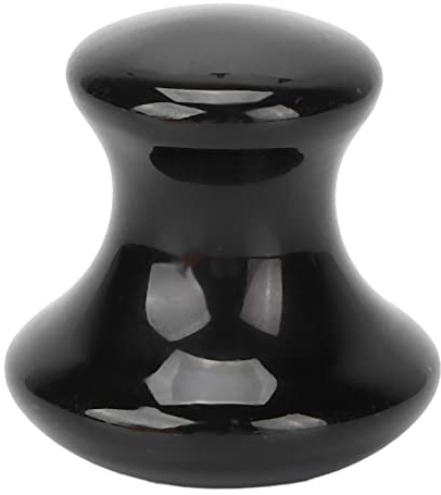 Massage Tool,Aventurine Gua Sha Mushroom Massager,Massage Tool for Face and Eyes, Face Eye Wrinkle Removal Spa Relaxation,Black