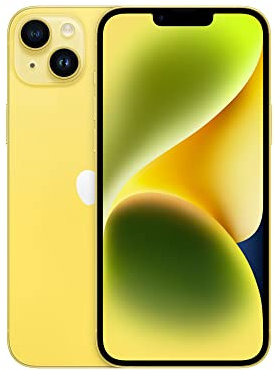 Apple iPhone 14 Plus, 128 GB, Yellow (Renewed)