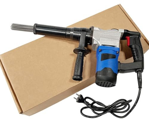 URJWAN Pistola EléCtrica para Quitar óXido con Aguja, Pistola De Mano para Quitar óXido, Cinceles EléCtricos, Herramienta De Limpieza para MáQuina De EliminacióN De óXido, para Eliminar óXido,110V